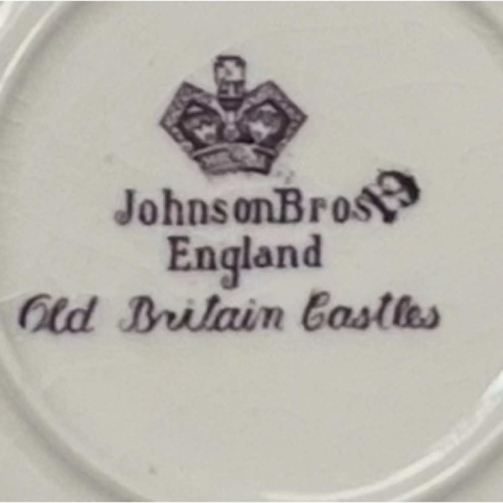 Old Britain Castles Lavender by Johnson Brothers Set of 6 Saucers Plates 5-3/4” - Picture 2 of 10